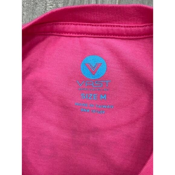 NWT VastLife Womens Graphic Print T-Shirt Short Sleeve Crew Neck Pink Size M - Picture 6 of 11